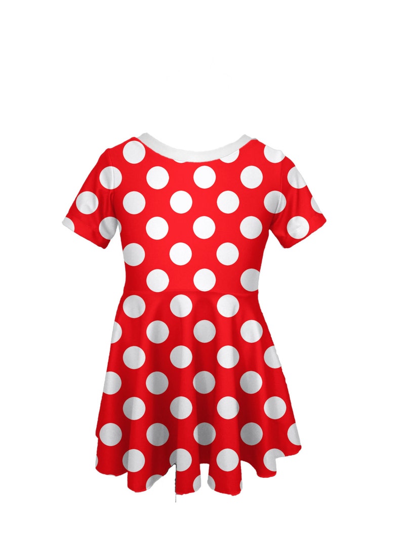 Red White Polka Dot Dress Baby Girl Minnie Polka Dot Dress Etsy