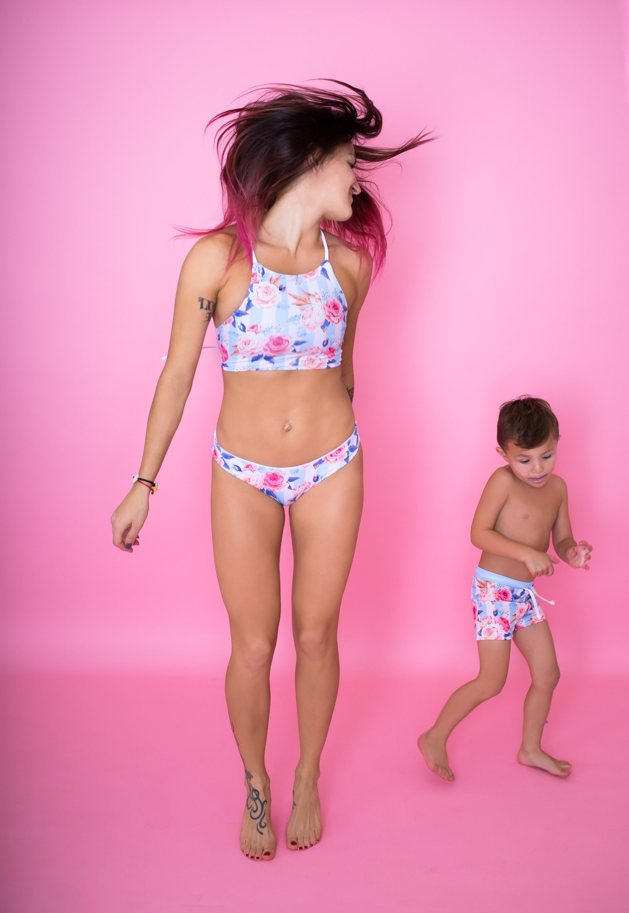 Hype Maillot De Bain Bikini Filles Rose/bleu - Prêt-à-Porter