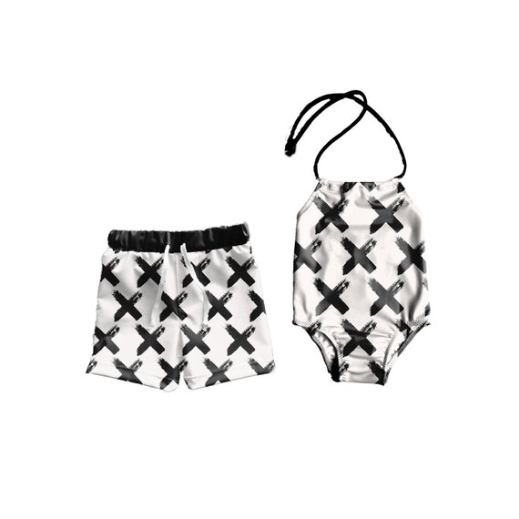 sister matching swimsuits