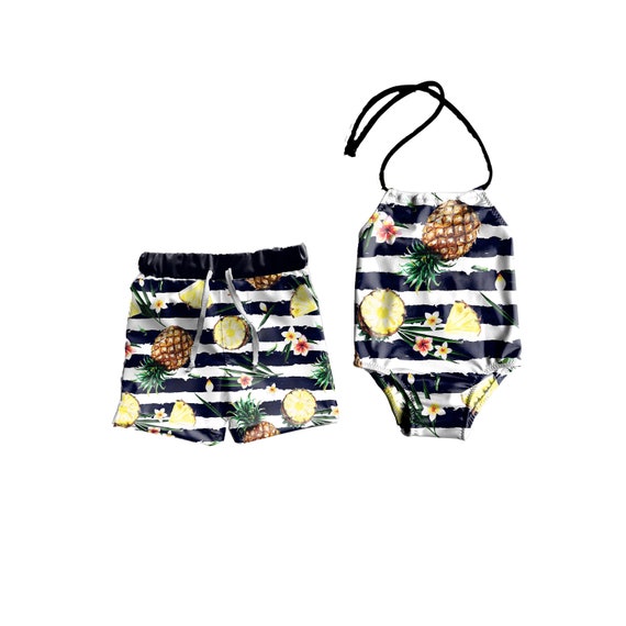brother sister matching bathing suits