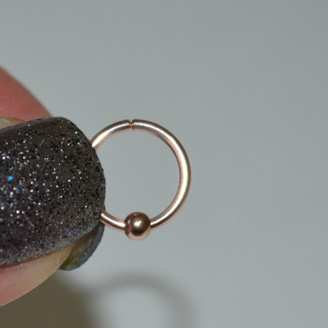 Small Gold Nose Ring Nose Hoop 20 Gauge Nose Piercing Etsy