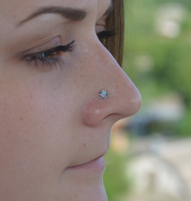 Nose Piercing Jewelry Nose Ring Dainty Stud Earring Nose Etsy