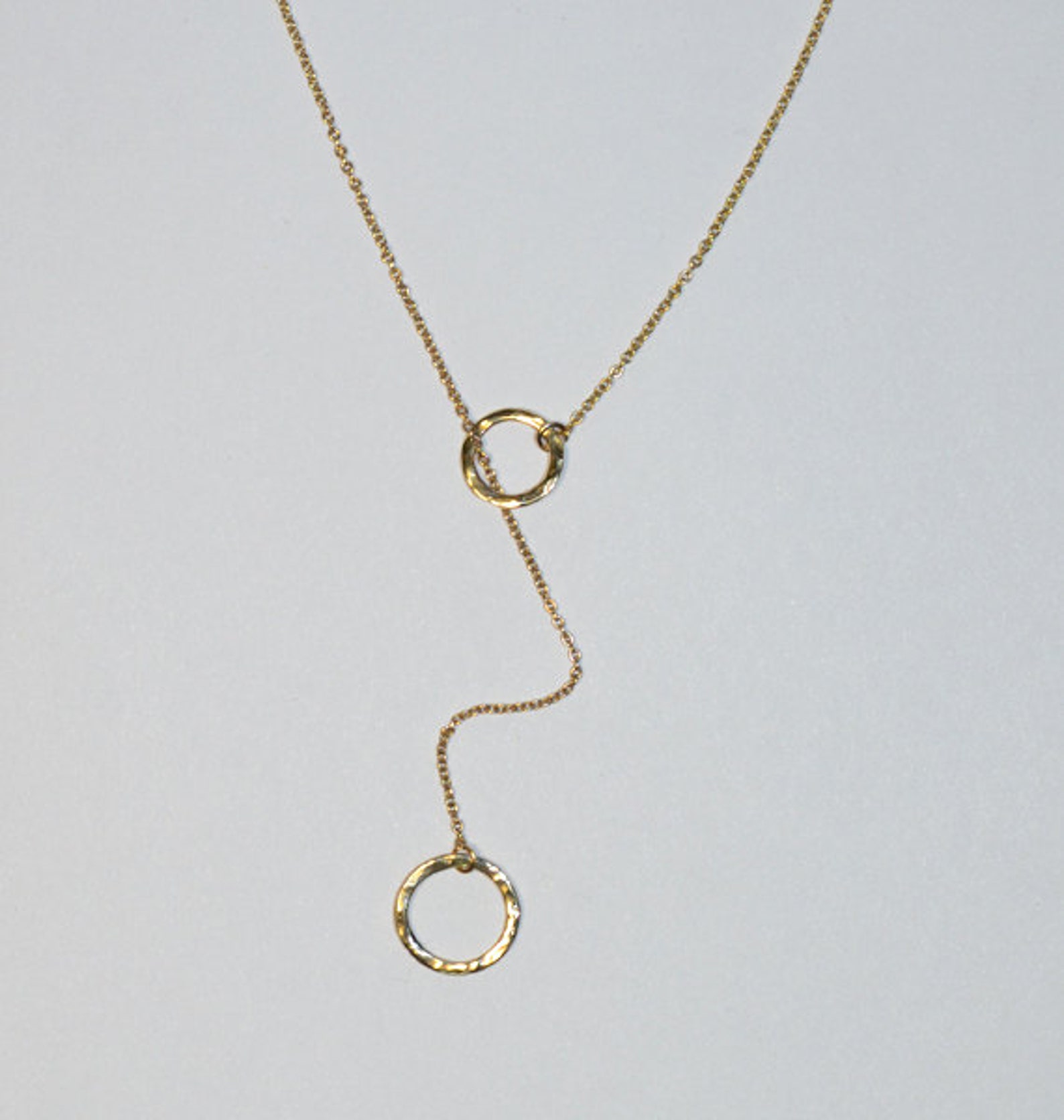 Gold Lariat Necklace Gold Y Necklace Long Drop Necklace Y Etsy