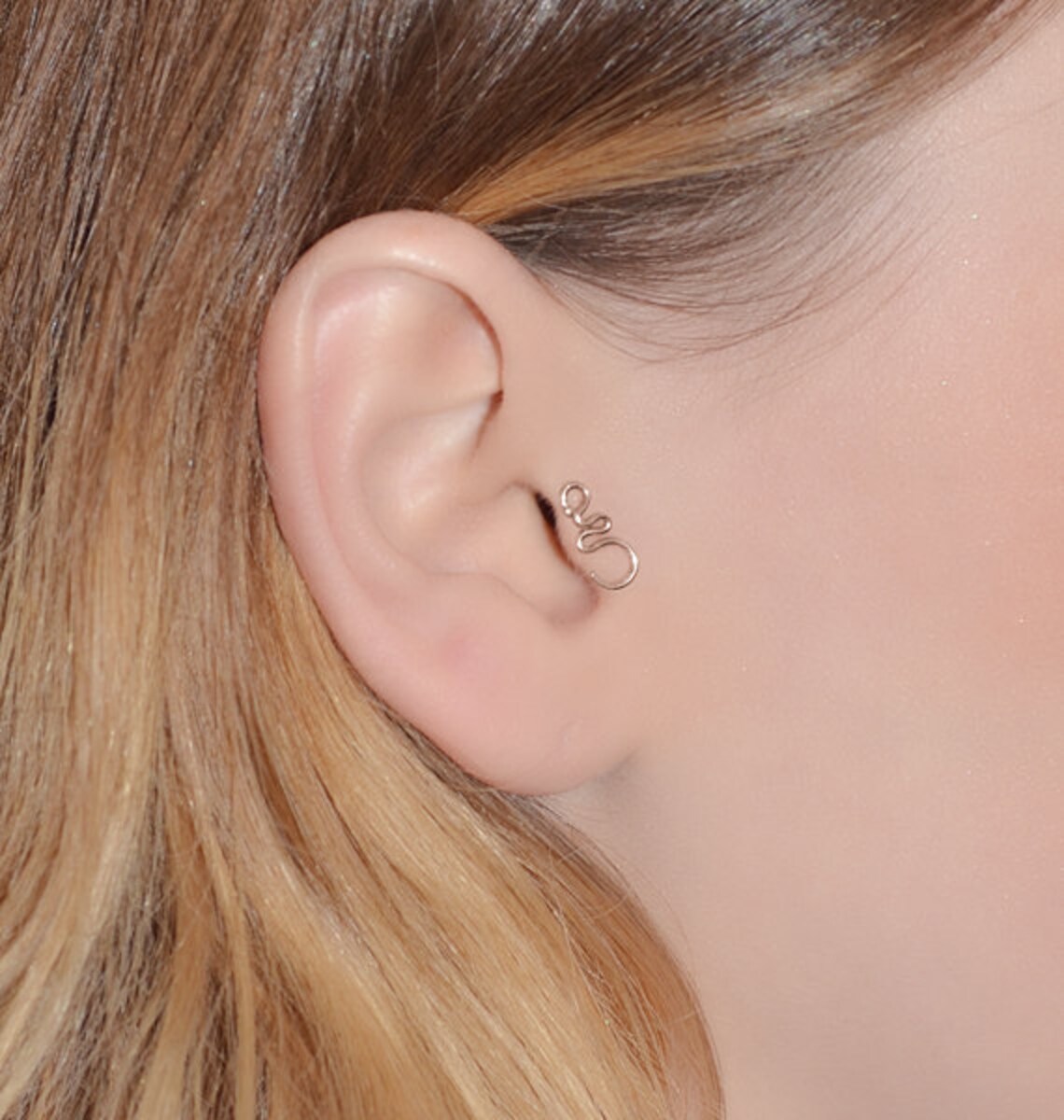 Tragus Piercing clou en or boucle doreille Tragus 18g Etsy