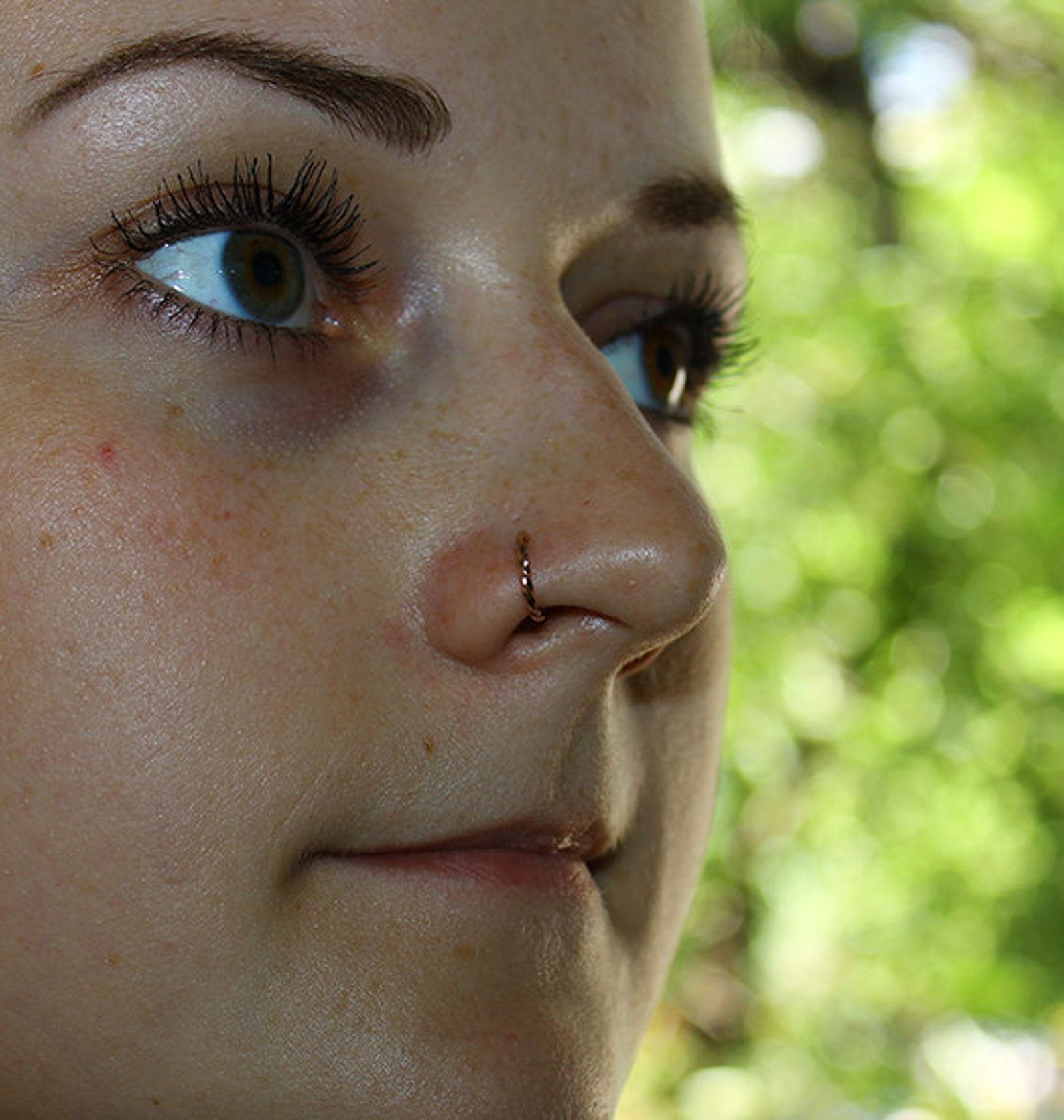 Septum Piercing Daith Earring Hoop Nipple Piercing Jewelry Etsy