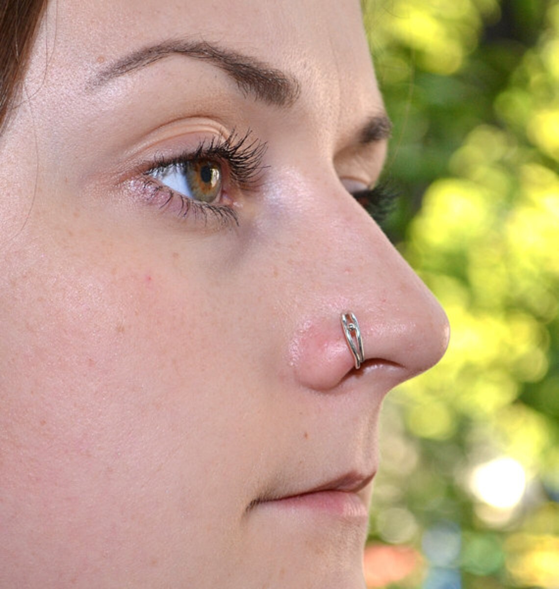 Nose Ring Jewelry Nose Hoop Nose Piercing 18 Gauge Nose Etsy