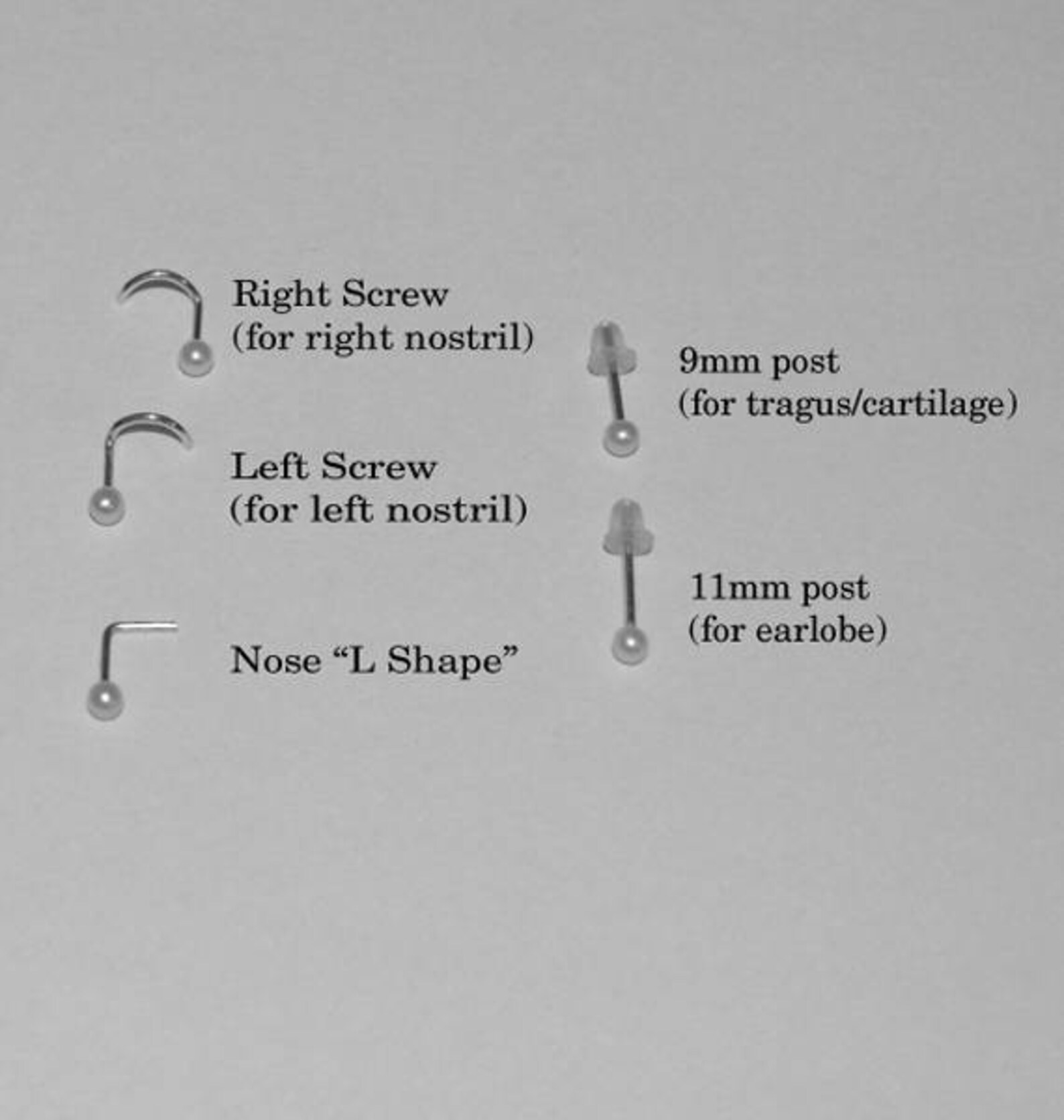 Tragus Stud Cartilage stud Tragus piercing jewelry Helix Etsy