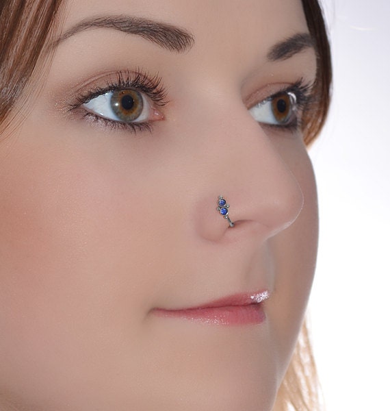 Buy Parnika (Formerly MJ Small Size Piercing Hoop Silver Ball Nose Ring Nose  Pin Silver Nath in Pure 92.5 Sterling Silver for Girls/Women (CZ Stone) at  Amazon.in