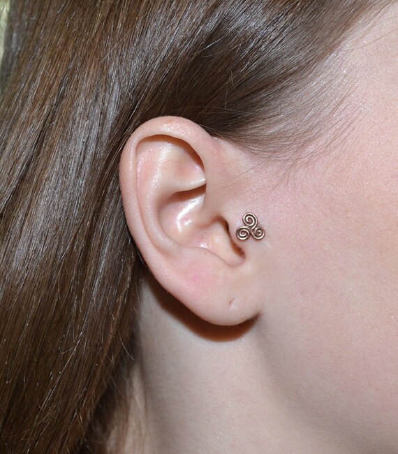 16 gauge gold tragus earrings deals