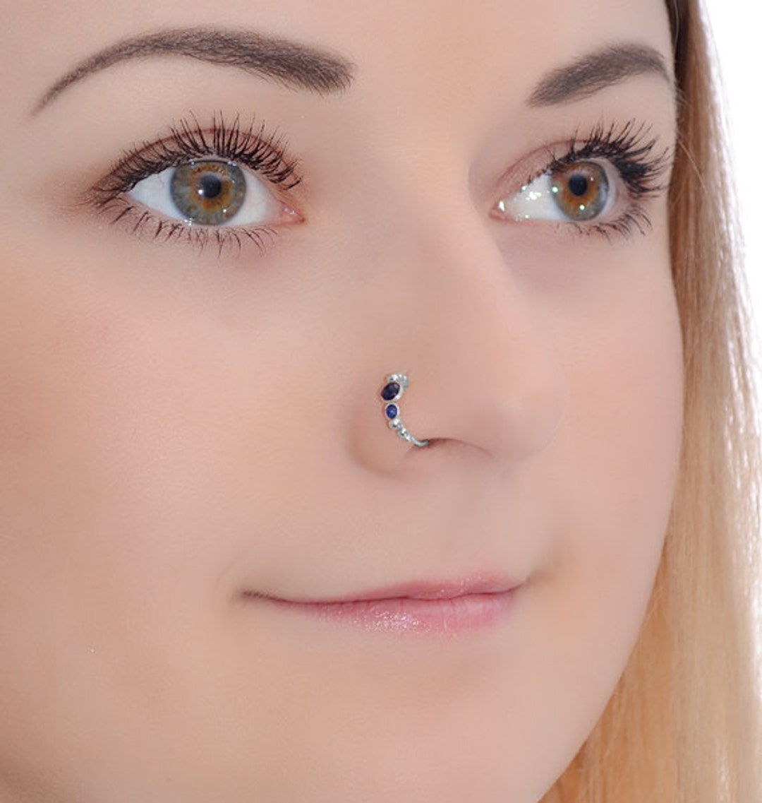 Nose Ring Silver, Nose Jewelry Piercing, Nose Hoop Silver, Nose Ring 18