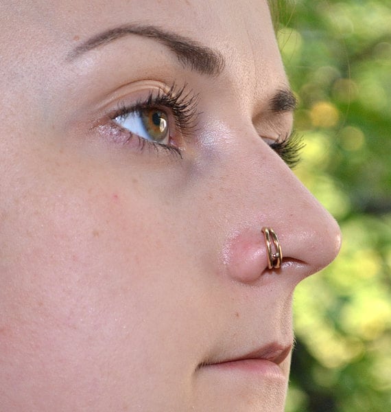 Nostril hoop deals jewelry