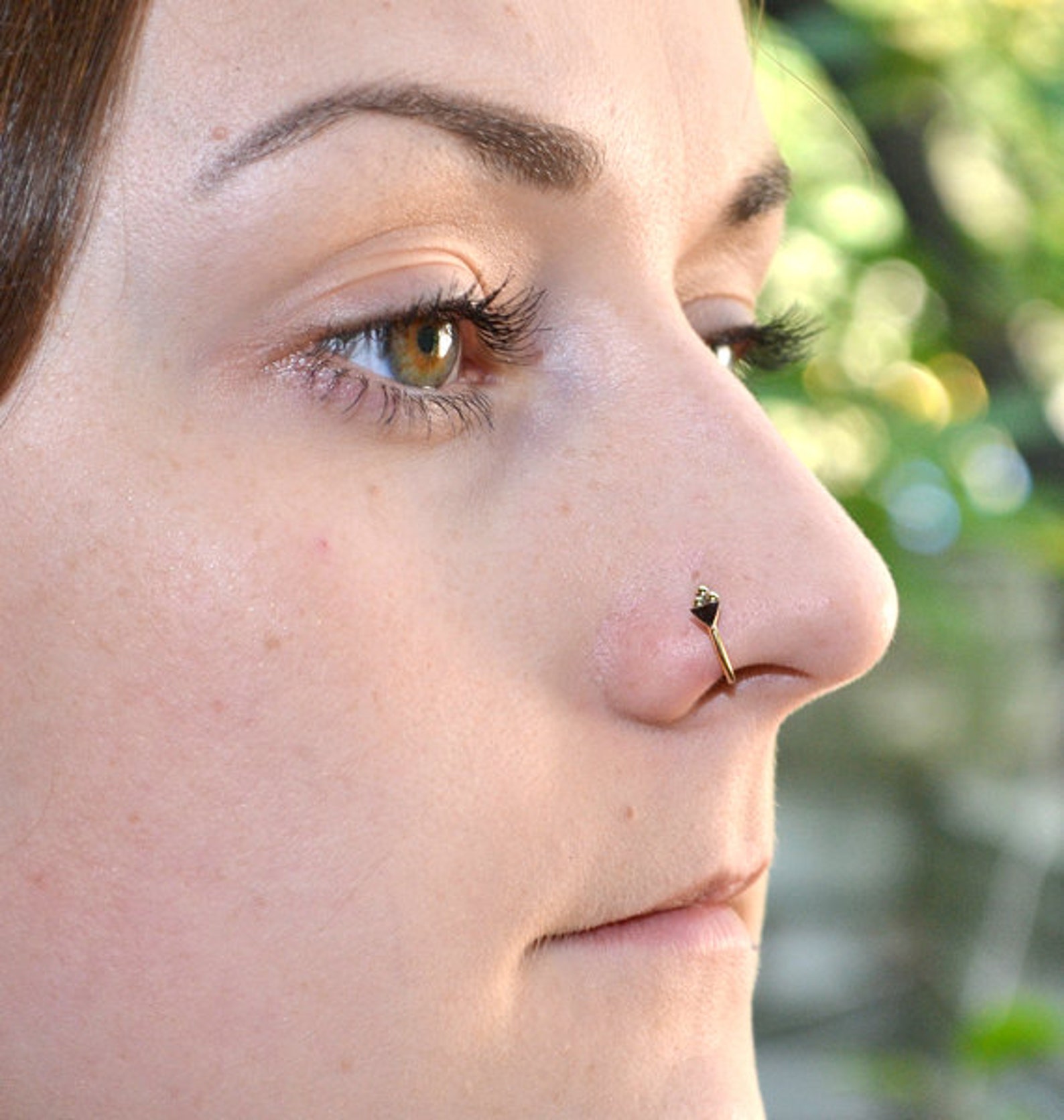 Silver Nose Hoop Nose ring piercing Nose jewelry 18g Nose Etsy