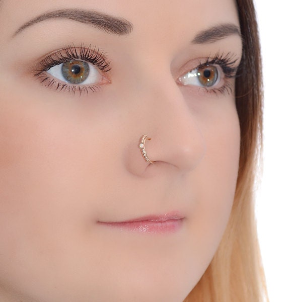 Amazon.com: Gold Nose Stud - 3mm Opal piercing nose stud 22 gauge - Tiny  Piercings Nose Rings L Shape - Opal nose post stud - Thin Nose Hoop - white opal  piercing post : Handmade Products