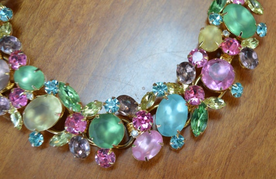D&E Juliana Multi-colored Pastel Stone Necklace - image 6