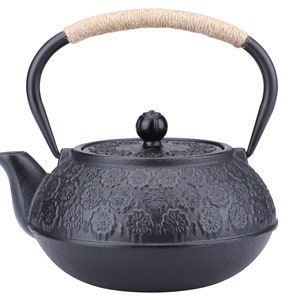 Japanese Cast Iron Teapot with Stainless Steel Tea Infuser 30.5 oz
