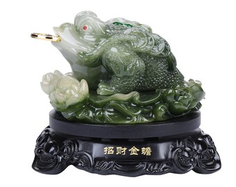 Money Frog Statue, Chinese Feng Shui Decor