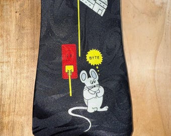 VTG 90's Computer Mouse Polyester Necktie / by Museo