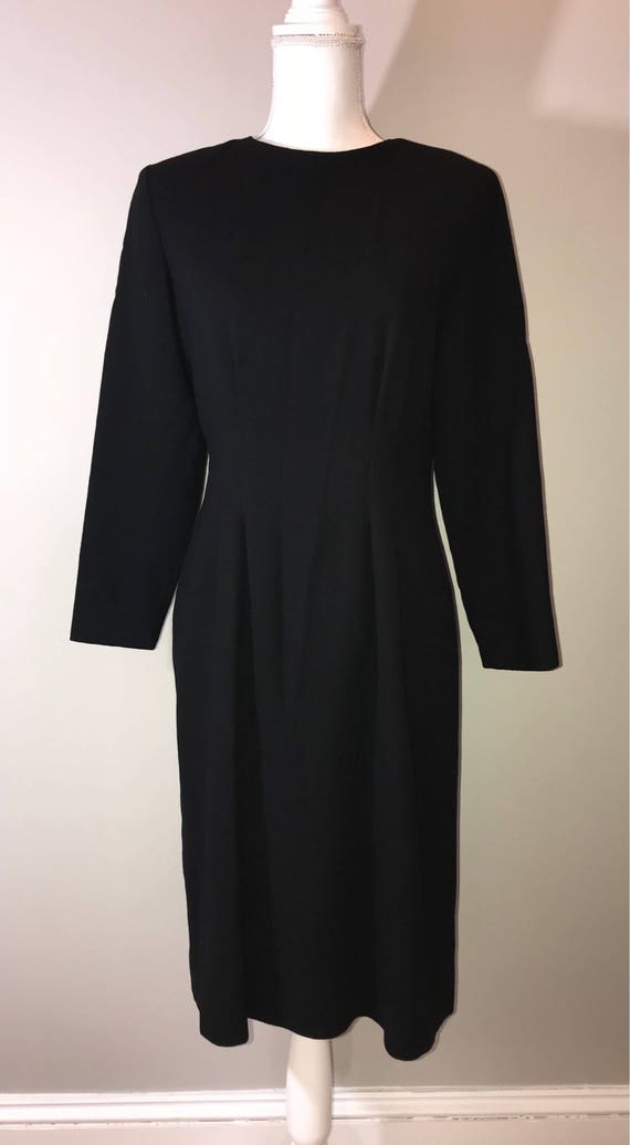Vtg 50's Little Black Dress / Likely Size 10 (See Measurements) / No Tags