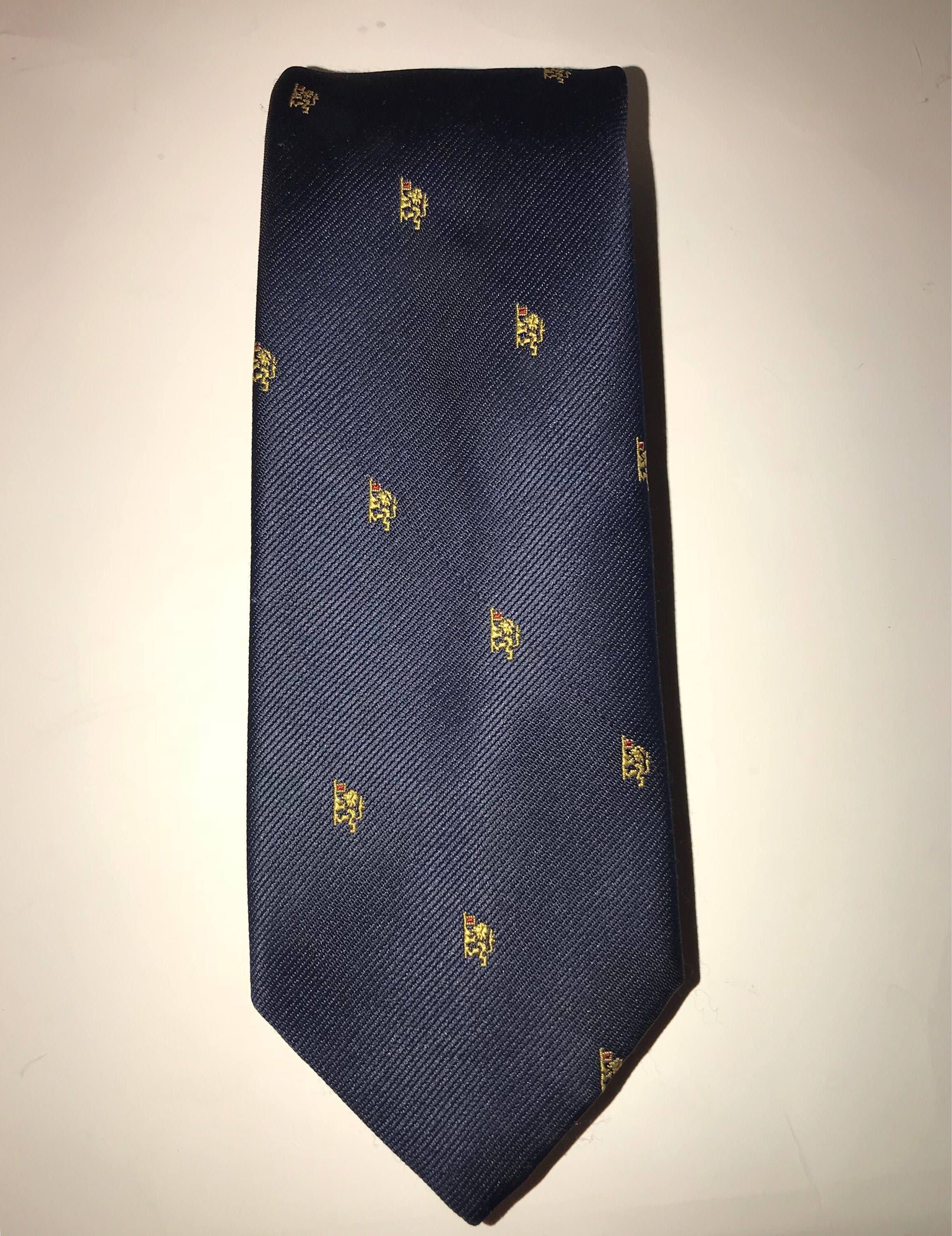 Red Golden Lion Necktie