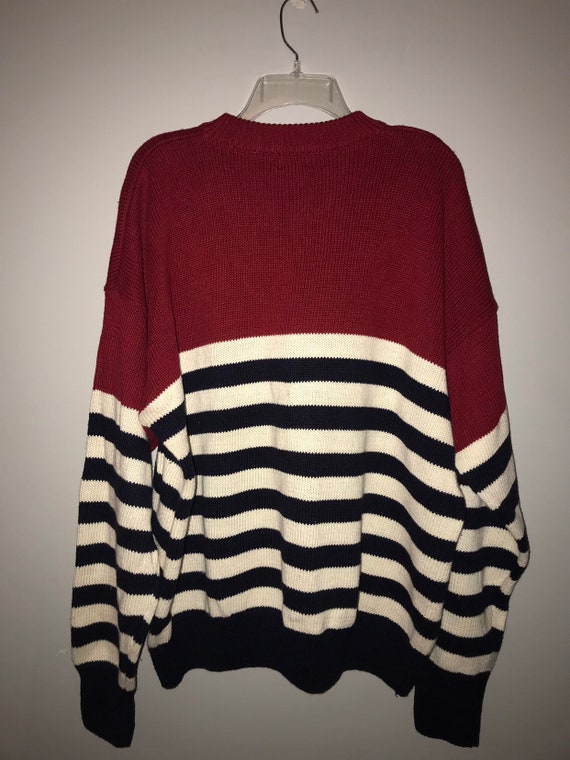 Vintage 90's Americana Sweater / size XL / by Str… - image 3