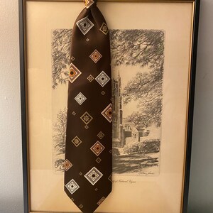 VTG 70&#39;s Brown and Orange Clip-on Tie / by JCPenney