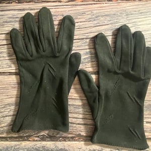 VTG 40&#39;s Black Shorties Gloves