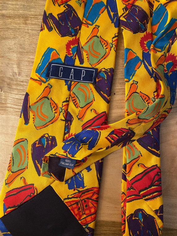 VTG 90's Italian Silk Clothing Tie / by Gap - image 2