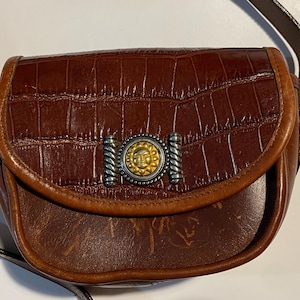 VTG 90’s Brown Petite Leather Crossbody Purse / by Brighton