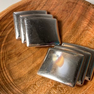 VTG 80&#39;s Square Shoe Clips/Buckles