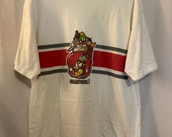 VTG 90's Looney Toons Gang Carpool T-shirt / size XL