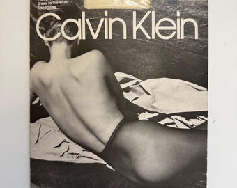 1985 Deadstock Ultra Sheer Ivory Sandal Toe Pantyhose