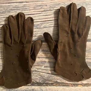 VTG 40’s Brown Short Gloves