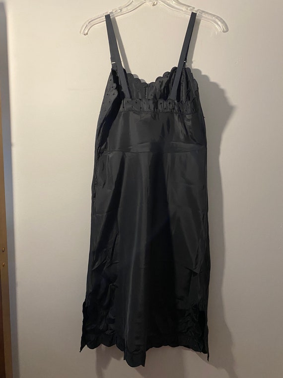 Vintage 50's Black Full Slip / size 13 / by Candi… - image 6