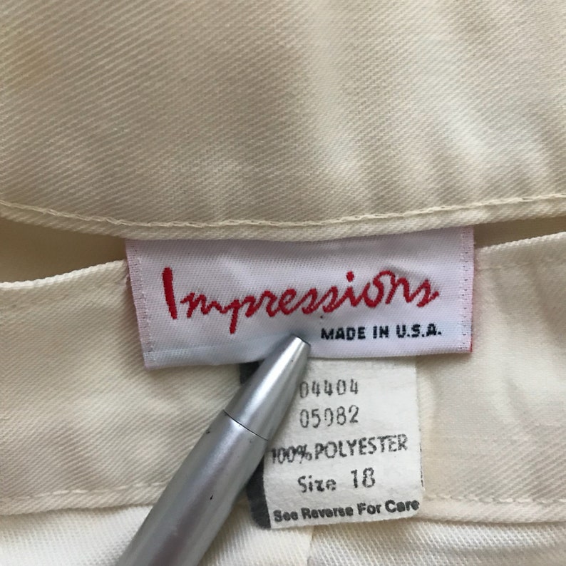 cream plus size pants