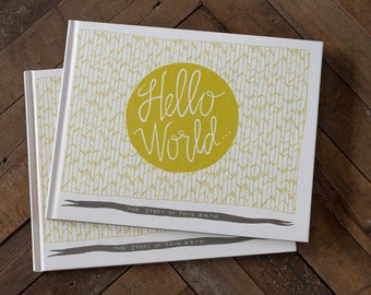 Hello World Baby Journal