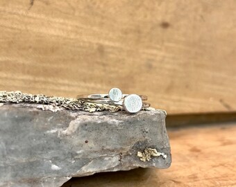 Droplet Stacker Ring // Sterling Silver // Stackers