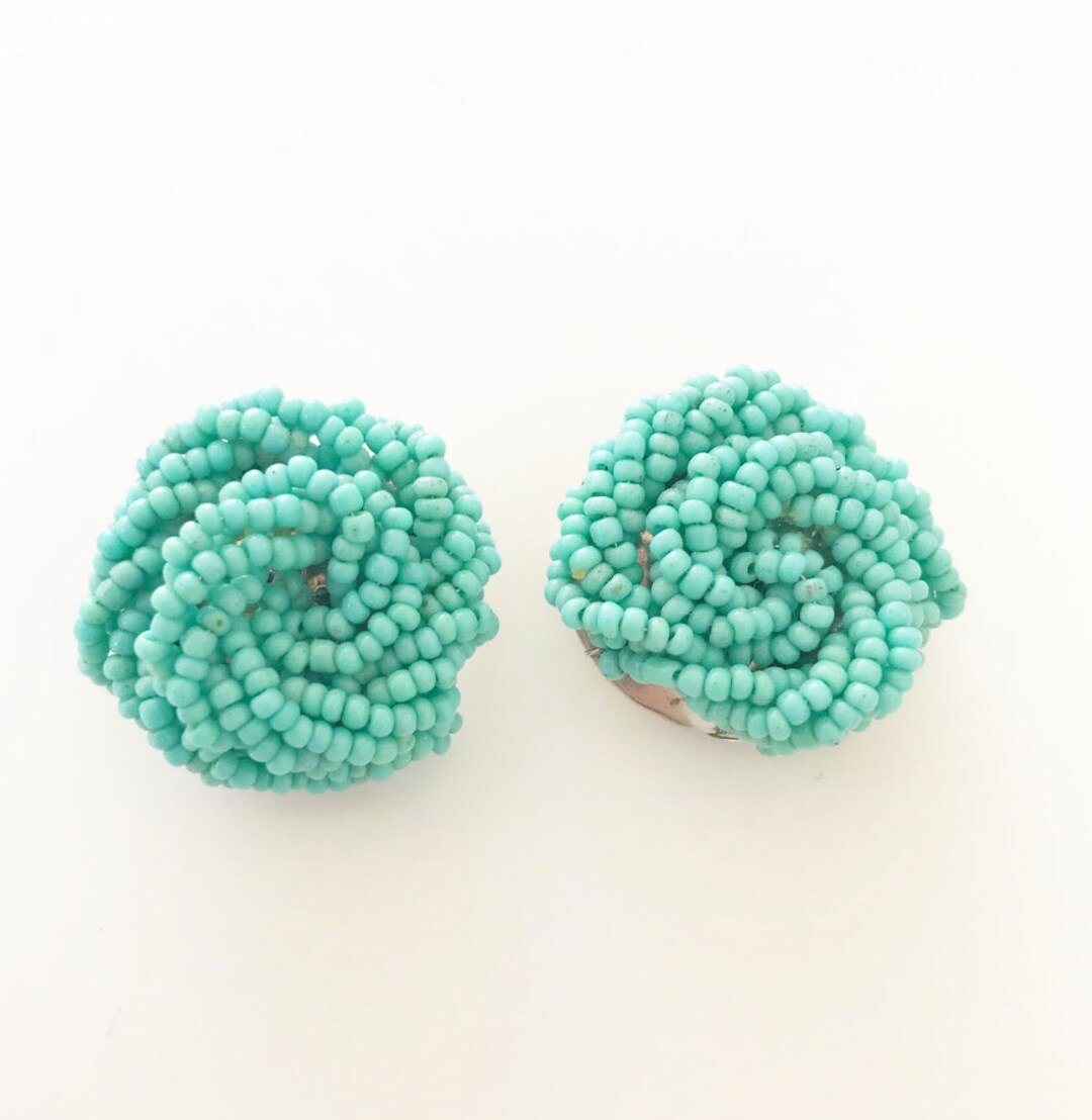 Turquoise Clip on Earrings Etsy