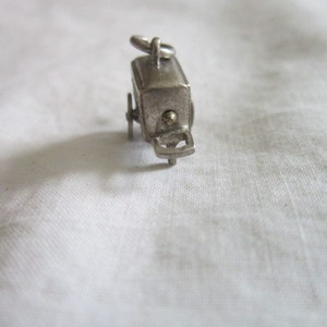 Vintage Sterling Silver RARE Love Spinner Hurdy Gurdy You, only you, and you again Mechanical Charm image 4