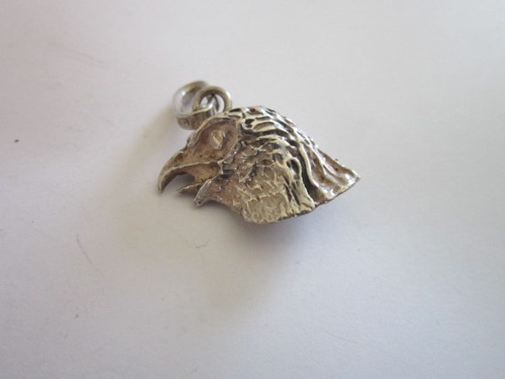 Charm Sterling Silver Eagle Head Charm Bracelet C… - image 4