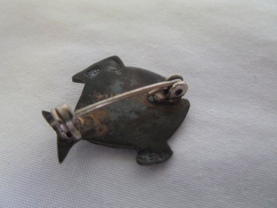 Old Mexico Artist Hallmarked Sterling Silver & Ab… - image 3