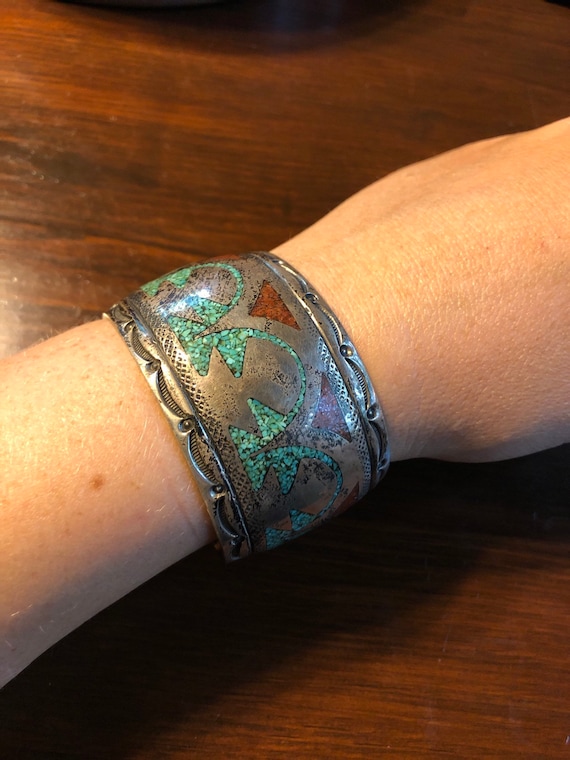 Carl Begay Vintage Native American Navajo Turquoise Sterling Silver Bracelet Cuff Carl Begay Vintage Native American Navajo Turquoise Sterling Silver Bracelet Cuff