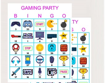 100x Spelbingokort, Spelfestbingo, Spel på födelsedagsspel, Spelbingospel, bingospel för Spelfest, Spelfest bs701 JK