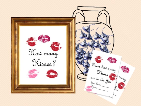 how-many-kisses-sign-guess-how-many-kisses-there-are-in-a-jar-kisses