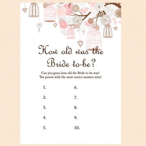 How Old Was the Bride, Guess the Bride's Age, Guess the Age of Bride ...
