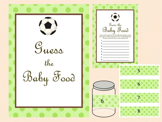 baby food game baby food jar labels baby food sign green etsy