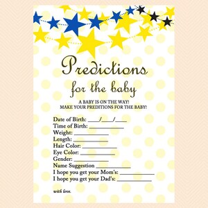 Twinkle Twinkle Baby Shower Game Printables Package, Neutral, Little ...