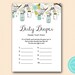 Dirty Diaper, Sweet Mess, Name That Poo, Mason Jars Baby Shower, Baby ...