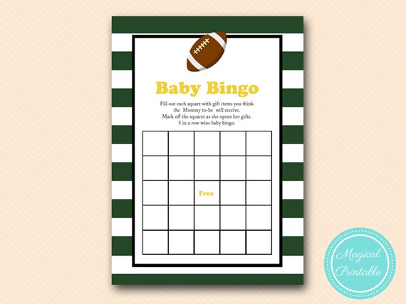 Baby Bingo Items Baby Bingo Items