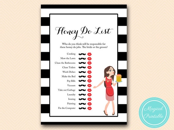 Honey owing checklist picture regarding Honey Do List Printable identified as Honey because of listing