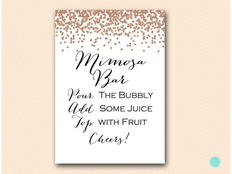Mimosa Bar Indicator, Printable Mimosa Bar Signage, Bubbly Bar, Rose Gold Bridal Shower Decoration Signal, Rose Gold Indications BS155 MP picture relating to Mimosa Bar Sign Printable titled Mimosa Bar Signal, Printable Mimosa Bar Signage, Bubbly Bar, Rose Gold Bridal Shower Decoration Indication, Rose Gold Indications BS155 MP